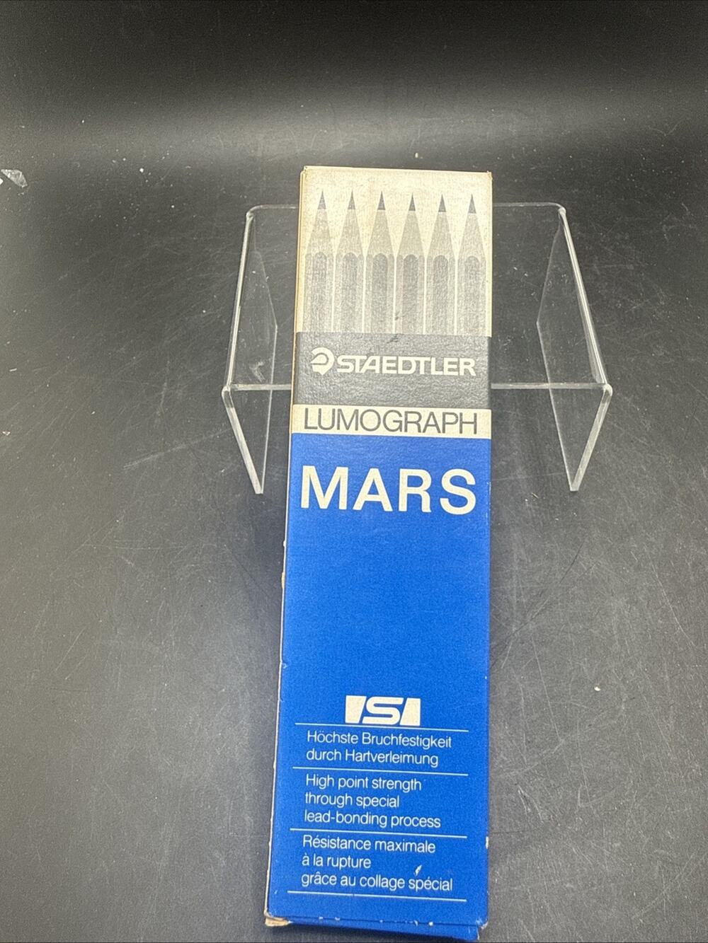 NOS Vintage Staedtler Mars Lumograph 100 F Drafting Pencils Box of 12